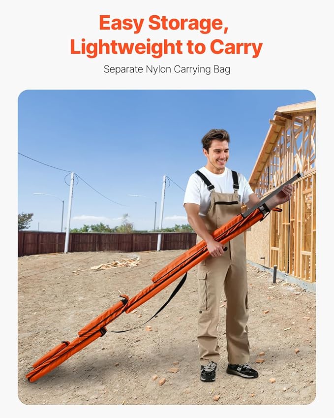 VEVOR 6-Piece Torpedo Level, 78/48/32/24/16/10 Inch Box Levels Set, Bubble Vials Ruler for 45/90/180 Degree, Shock-Proof Aluminum Alloy Magnetic Leveler Tool, SAE/Metric Scale(Only 10-inch has magnet)