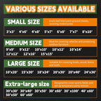 RAINDEWAY Tarps Heavy Duty Waterproof 12x25 Feet,10Mil Thick Multipurpose Poly Tarp Cover with Metal Grommets and Reinforced Edges,Silver/Brown Tarp