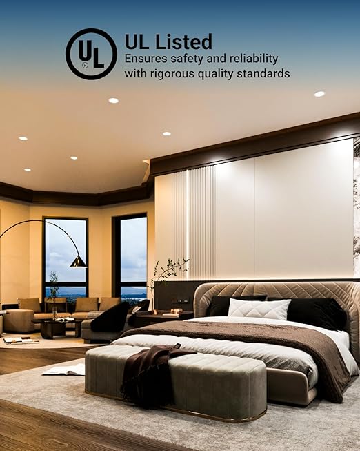 Sunco 4 Inch Recessed Lighting Housing Can, Remodel Air Tight Ceiling Cans, 120-277V,Hard Wired, TP24 Connector Included, Easy Install, IC Rated UL 4 Pack