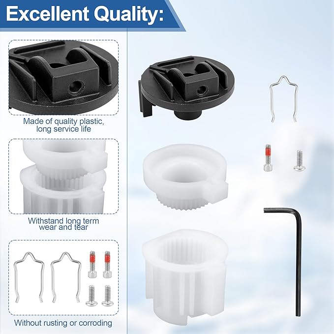 116653 Shower Faucet Handle Adapter Kit Replacement for Moen Posi-Temp Handles, Replacement Parts Compatible with Moen Single Handle Tub/Shower Faucet Valve Cartridge