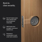 Level Bolt (Matter) Smart Deadbolt – Make Your Lock Smart Without Changing Keys or Hardware – Matter-Over-Thread, Keyless Entry & Remote Access via Apple Home, Google Home, Alexa, and for SmartThings