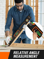 Mecurate 24-Inch Digital Level, Professional Smart Precision Torpedo Level Tool, Bright LCD Display, Audible Alerts, Magnetic Bottom, Dust Water Resistant, with Carrying Case