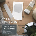 AMY HOWARD AT HOME Chalk-Based One Step Paint for Furniture, Cabinetry, Decor, Finish, and More | No Stripping, Sanding, or Priming | Ultra-Light Base | 16 Ounce | Luxe Gray