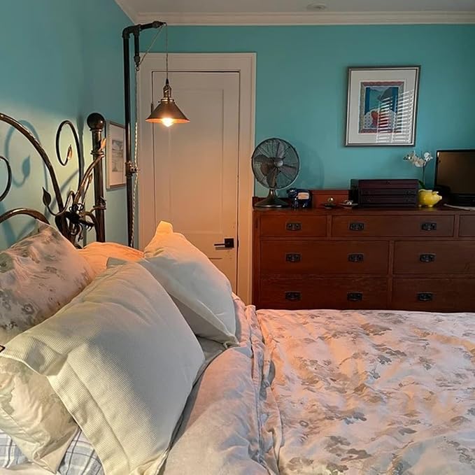 4 Pack T45/T14 LED Light Bulbs, 4W 2700k 550Lm Vintage Edison Bulbs 40 Watt Equivalent, Amber Tube Bulbs Warm Yellow,Decoration Amber Glass Retro Tubular Style Glass Light Bulbs