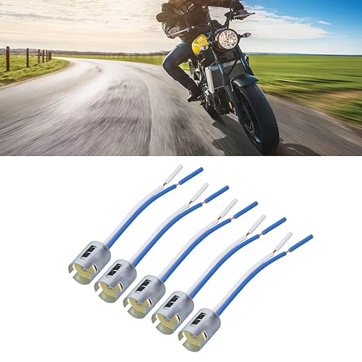 1156 Bulb Socket Part, 10PCS Bulb Sockets LED Turn Light Holder with 3.5in Harness DC 12V Flexible Headlight Conversion