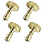 DiCUNO Lamp Turn On/Off Switch Knobs Replacement, Metal Lamp Switch Knob for Universal Light Socket, Standard Size, Champagne Gold, 4 Packs