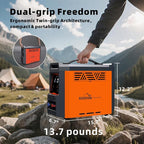 Hillhub Portable Propane Water Heater for Camping, Instant Hot Water Heater On Demand with 4000mAh Battery for Outdoor Showering and Cleaning, Included Water Pump & Showerhead