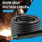 10ft 8/3 8 AWG Portable Power Cable (3 Conductor) - SOOW 600V 8 Gauge Electric Wire for Motor Leads, Portable Lights, Battery Chargers and Machinery - 3 Conductor - 10 Feet Electrical Cord