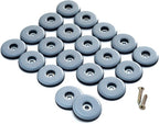 1-1/4" Screw on Furniture Glides Sliders for Wooden Furniture-Furnigear Heavy Duty PTFE (Teflon) Chair Leg Slides Move Your Furniture Easy & Safely - Best Floor Protector (20 Pack)