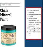 Dixie Belle Paint Company Chalk Finish Furniture Paint - The Gulf (8oz) - Matte Soft Turquoise Chic Chalk Mineral DIY Furniture Paint
