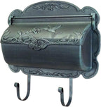 Special Lite Hummingbird Horizontal Wall Mount Mailbox - Verde Green Aluminum Mailbox for Wall Mount - SHB-1004-VG