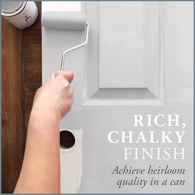 AMY HOWARD AT HOME Chalk-Based One Step Paint for Furniture, Cabinetry, Decor, Finish, and More | No Stripping, Sanding, or Priming | Ultra-Light Base | 32 Ounce | Serengeti Gray