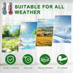 Transparent Window Weather Sealing Tape 2 Inch x 35 Yards Weather Stripping Residue Free Clear Window Draft Isolation Sealing Film Tape for Doors Windows and Shower Glass Gaps