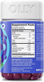 OLLY Extra Strength Sleep Gummy, Occasional Sleep Support, 5 mg Melatonin, L-Theanine, Chamomile, Lemon Balm Extracts, Sleep Aid, BlackBerry Flavor - 90 Count (Packaging May Vary)
