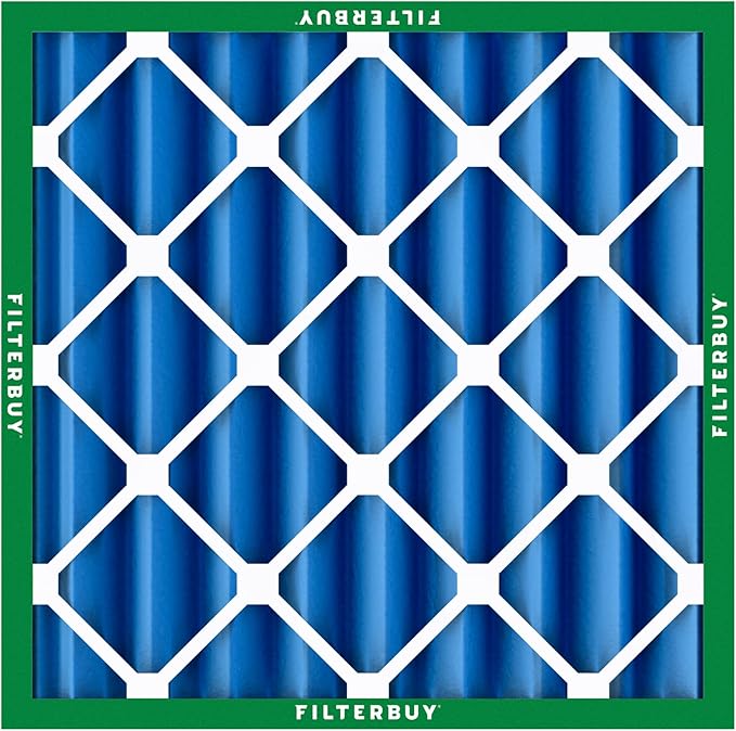 Filterbuy 20x20x4 Air Filter MERV 13 (MPR 1900) Health Defense Replacement (6-Pack), Electrostatic Pleated HVAC AC Furnace Filters, Made in USA (Actual Size: 19.50 x 19.50 x 3.63)