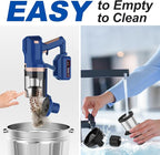 Cordless Vacuum Cleaner for Home, 45Kpa 300W 60Mins Stick Vacuum Cleaner with Touch Screen, 8-in-1 Rechargeable Battery Cordless Vacuum, LED Lightweight Vacuum for Pet Hair Carpet Hardwood Floors