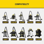 Stanley 08-2566B High Efficiency Shop Vac Filters, Replacement Hepa Cartridge Filter Fit for Most 5-18 Gallon Wet Dry Vacuum Cleaners, Shop Vacuum Wet and Dry Accessories