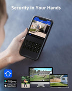 ANNKE 4K PoE Security Camera System, 12MP H.265+ 8CH NVR with 2TB Surveillance Grade HDD, 6Pcs 8MP IP Cams, Spotlight Color Night Vision, RTSP, IP67 Waterproof