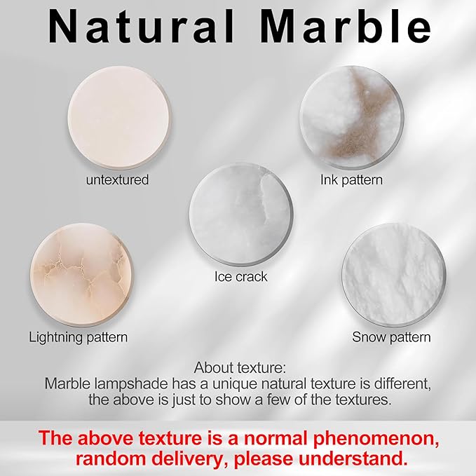 ZEROUNO 14.2 inch Alabaster Wall Sconces, Natural Marble Wall lamp,Dimmable Alabaster Wall Light Fixtures for Stairs Bathroom Living Room Bedroom or Vanity,Hallway