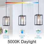 Candelabra Light Bulbs 40 watt Equivalent, E12 LED Bulb Dimmable Chandelier Bulb, 5000K Daylight B10 Candle Light Bulb, 90+CRI, 400LM, Cear Glass, 6 Pack