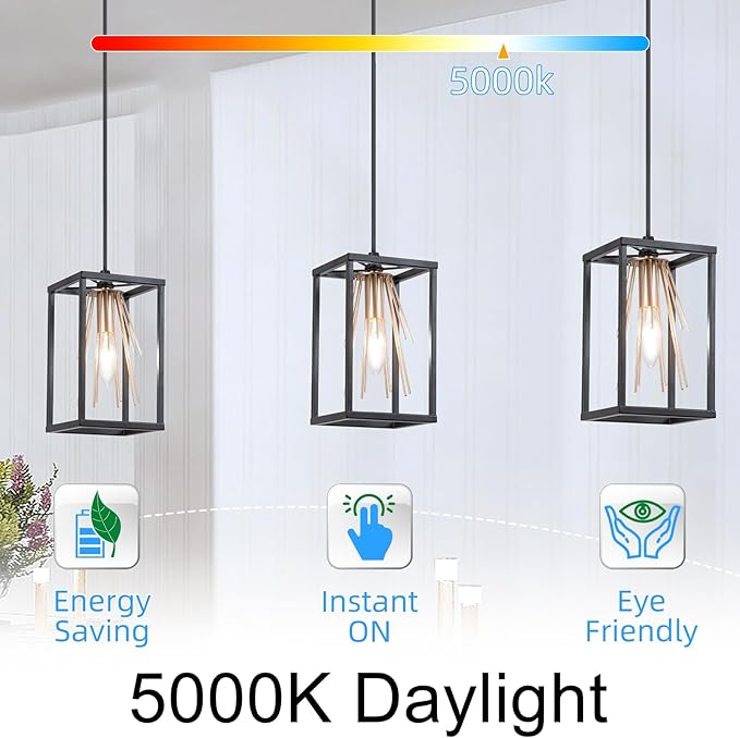 Candelabra Light Bulbs 40 watt Equivalent, Chandelier Light Bulbs Dimmable E12 LED Bulb, B10 Candle Light Bulb 5000K Daylight, 90+CRI, 400LM, Cear Glass, 24 Pack