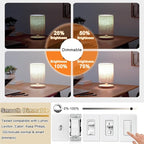 3.2 Inch 4000K Neutral White E26 LED Bulb 60 Watt Equal, AC 120V 600LM Edison Bulbs Dimmable, 6W T10 Tubular Filament Light Bulbs Clear Glass for Fan Pendant Wall Light, UL Listed-4 Pack