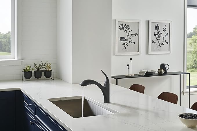 Antioch 1H Pull-Out Kitchen Faucet 1.75gpm Satin Black