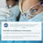 Crystala Filters Replacement for GE® RPWFE, RPWF (with CHIP) Refrigerator Water Filter, Compatible with WSG-4, WF277, GFE28GMKES, PFE28KBLTS, GYE22HMKES, DFE28JSKSS, GFE28GYNFS, GFD28GYNFS, 3 Pack