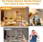 MR16 Halogen Bulbs 2 Pin, 12V 50W 12 Packs Halogen Light Bulbs Gu5.3 Base Dimmable with Clear Glass Cover, 2700K Warm White for Landscape Lights, Track Lights, Fiber Optics, Desk Lamps