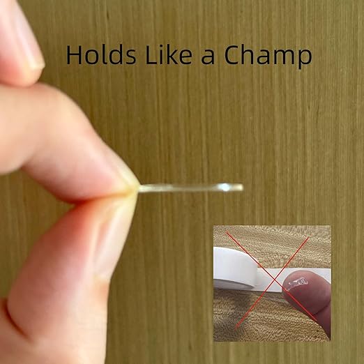 Double Sided Adhesive Putty with Pull Tabs, 350 Clear Dots 0.79 Removable Sticky Tack, Waterproof Poster Putty Glue Dot for Party Decoration Picture