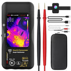 BSIDE SH9 Thermal Imaging Camera Multimeter with Macro Lens 428×320 Resolution with 20000 Words Multimeter 3.98'' Touchscreen 25Hz Infrared Thermal Camera Dual-Light Fusion 15 Thermal Palettes Tester
