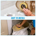 Toilet Wax Ring Replacement Kit, Wax Ring for Toilet Base with Brass Bolt for 3-Inch or 4-Inch Floor-Mounted Toilet Drain Pipe