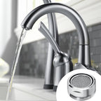 Litoexpe Faucet Aerator 4 PCS, Kitchen Sink Aerator Replacement Parts, Sink Faucet Male and Female Thread Water Saving Faucet Filter with Brass Shell and Gasket for Bathroom (15/16" and 55/64")