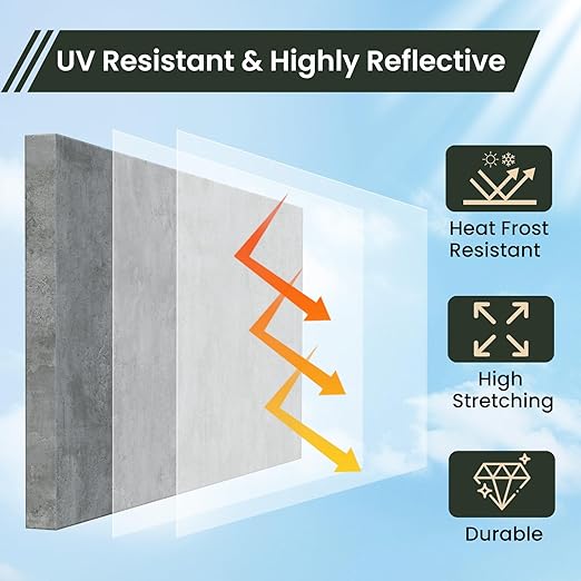 Waterproof Sealant 5 Gallon, ORIENTAL YUHONG Clear Acrylic Coating, UV Defense, High Flexibility Waterproof Adhesive for Roof, Concrete, Wall Indoor & Outdoor