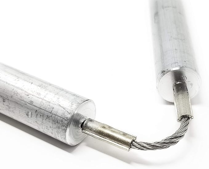 Magnesium Water Heater Anode Rod (44 inch Flexible) 3/4" NPT Thread for Rheem, Reliance, Richmond, Kenmore, GE by Kelaro