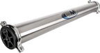 APPLIED MEMBRANES, INC. 4x40 Commercial RO Membrane Housing | Stainless Steel RO Pressure Vessel for 4" x 40" RO, UF, NF, MF Membrane Element | 300 PSI | End Clamp Style | PV4040SSAW-316