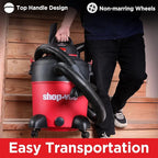 Shop-Vac 5983089 12 Gallon 5.5 Peak HP Wet/Dry Vacuum, 2.5 Inch Diameter x 8 Foot Hose, 12 Foot Cord, Ideal for Jobsite, Garage & Workshop