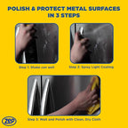 Zep Stainless Steel Cleaner and Polish - 14 oz (Case of 12) ZUSSTL14 - Protects Metal Surfaces From Fingerprints, Soil & Water Spots