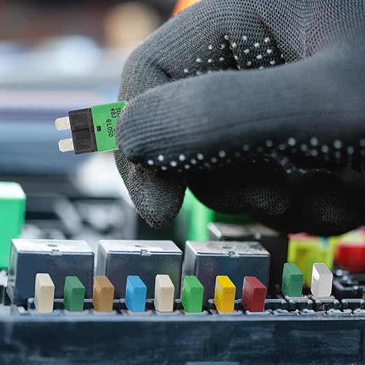 GLOSO Circuit Breakers E37 Auto (T1) Reset Low Profile ATC/ATO - (15A - 5 Pack)