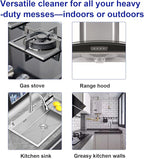 M.O.F-CHEF Kitchen Cleaner Powder 17.64 oz – Heavy Duty Degreaser for Kitchen Grease | Multi-Surface All Purpose Cleaning Powder for Stove, Range Hood, Tile, Stainless Steel, Enamel, Sink