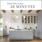 AMY HOWARD AT HOME Chalk-Based One Step Paint for Furniture, Cabinetry, Decor, Finish, and More | No Stripping, Sanding, or Priming | Light Base | 16 Ounce | Atelier