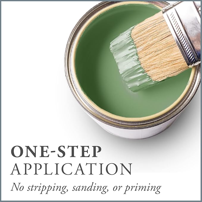 AMY HOWARD AT HOME Chalk-Based One Step Paint for Furniture, Cabinetry, Decor, Finish, and More | No Stripping, Sanding, or Priming | Dark Base | 32 Ounce | Easy Street