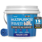 1 Gallon Liquid Rubber Multi-Purpose Primer, EPDM & TPO Primer with Gloves, Water-Based Elastomeric Roof Coating for Outdoor, High-Adhesion Bonding RV Roof Coating for Concrete, Deck, Wood, Metal