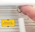 Brixwell Tilter Stem for Cordless 2" Faux Wood Blinds, Clear Finish, Plastic Material, Window Hardware Replacement for Cordless Blind Parts, 2" Length, 1/4" Width, Pack of 2