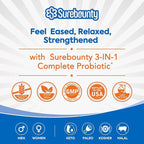 Probiotics 120 Billion CFU, Probiotics for Men & Women, Prebiotics + Digestive Enzymes, Highest Potency, 3-in-1 Complete Probiotic, Digestive Support, 30 Caps