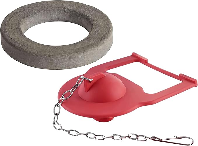 Toilet Flapper Replacement with Toilet Flush Valve Gasket Compatible with Kohler 1032640/K84284 Flapper Replacement KOHLER GP83996/GP83888 Gasket