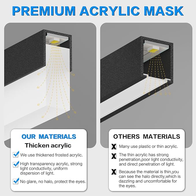 SOLFART Bathroom Lights Over Mirror Dimmable 32 Inch Modern Black Vanity Lights for Bathroom LED Vanity Lighting Fixtures