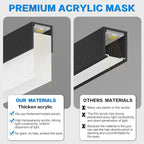 SOLFART Bathroom Lights Over Mirror Dimmable 32 Inch Modern Black Vanity Lights for Bathroom LED Vanity Lighting Fixtures