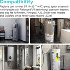 QQZ Piezo Ignitor & Bracket SP14410, for Rheem Water Heaters Parts, Water Heater Igniter