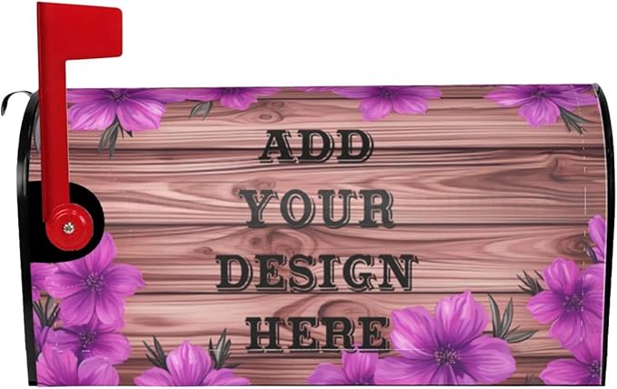 Custom Personalized Mailbox Covers Add Photo Picture Family Name House Address Text Magnetic Mail Cover for Home Garden Yard-7